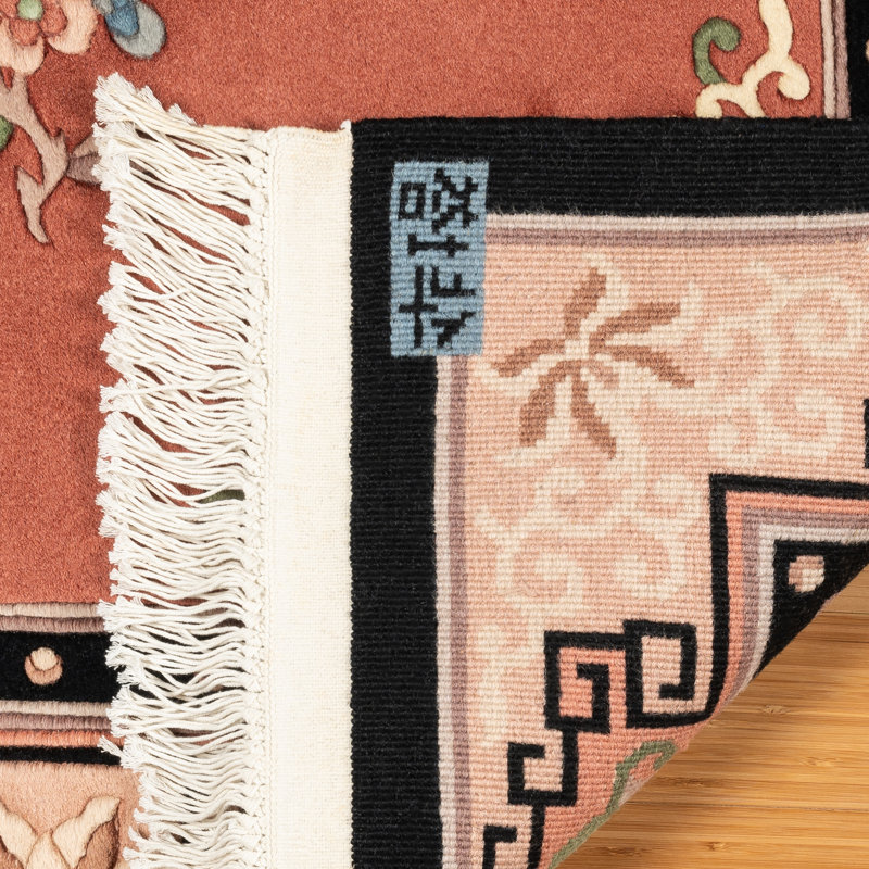 Tapis oriental oriental oriental orange