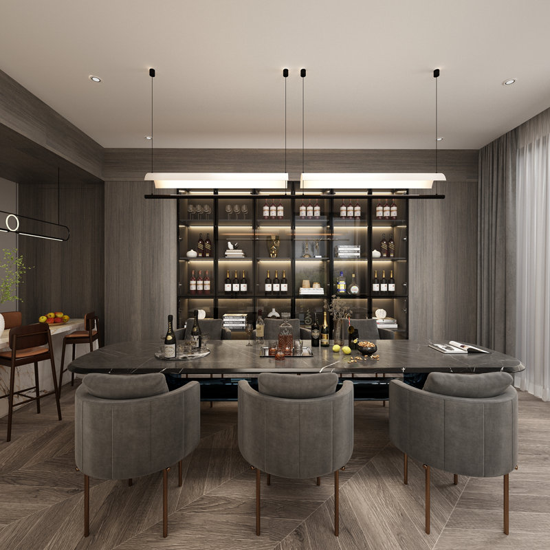 Beza Dining Cabinet, Black