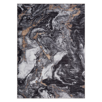 Tapis bohème doux et lavable - tapis abstrait moderne en fausse laine antidérapante pour salon, chambre à coucher, salle à manger et chambre d'enfant
