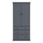 77" Freestanding Tall Cupboard Storage Cabinet with 3 Adjustable Shelves-1690635861