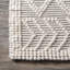 Tapis gris touffeté à la main Cureton-580657704