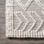 Tapis gris touffeté à la main Cureton-580657705