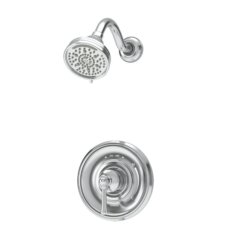 Braston HydroMersion Multi Spray Shower Trim Kit with Volume Control, Polished Chrome