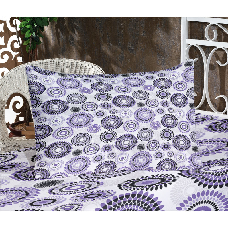 Drap-housse et coussin décoratif Ambesonne, Ensemble de draps pour très grand lit californien