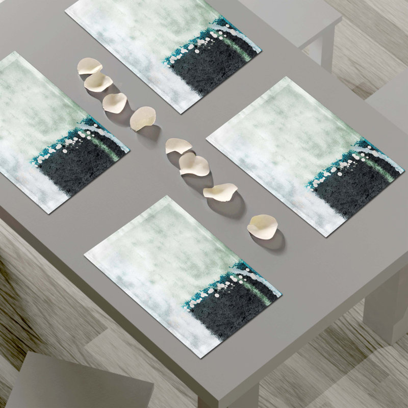 Napperon abstrait en polyester