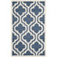 Tapis bleu marine / ivoire Ruben-19277047