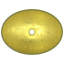 Metro Lane Adaryll 500 mm L x 370 mm W Glass Circular Sink-661428590