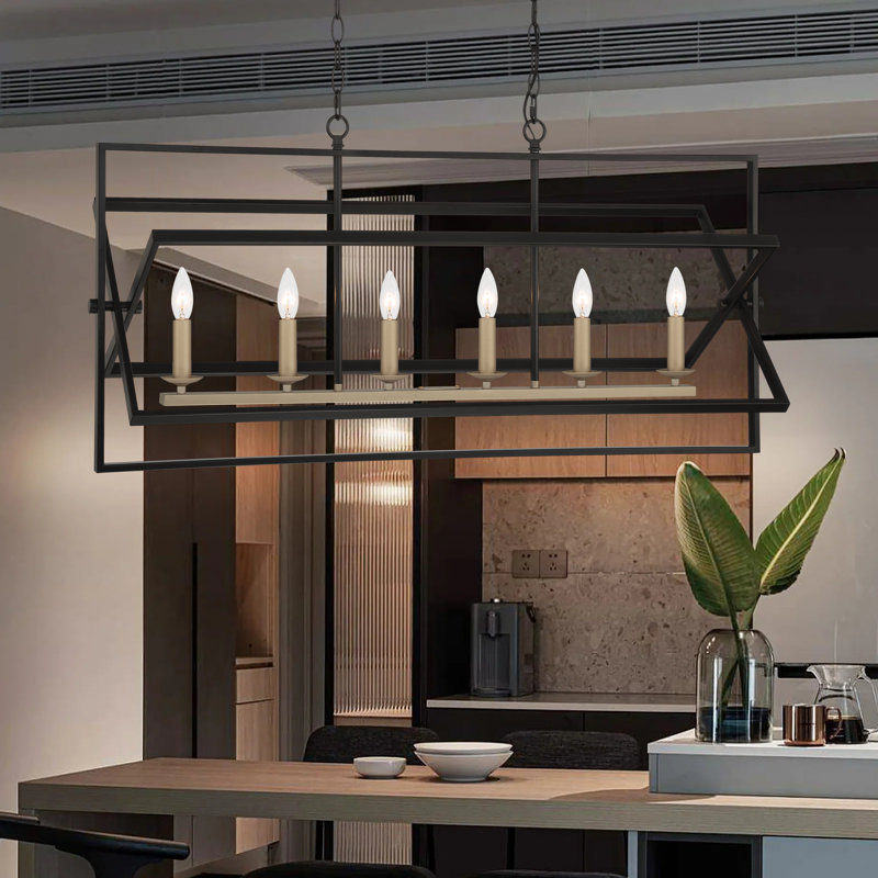 Bardell 6 - Light Kitchen Island Chandelier