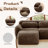 Comfortable Modular Sofas, Plush Chocolate Design For Living Room