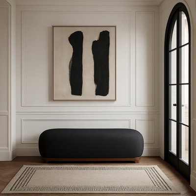 Banc en tissu Calum Chenille
