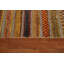 Tapis unique en laine noué à la main 4 pi 11 po x 6 pi 1 po nouvel âge brun / noir / orange