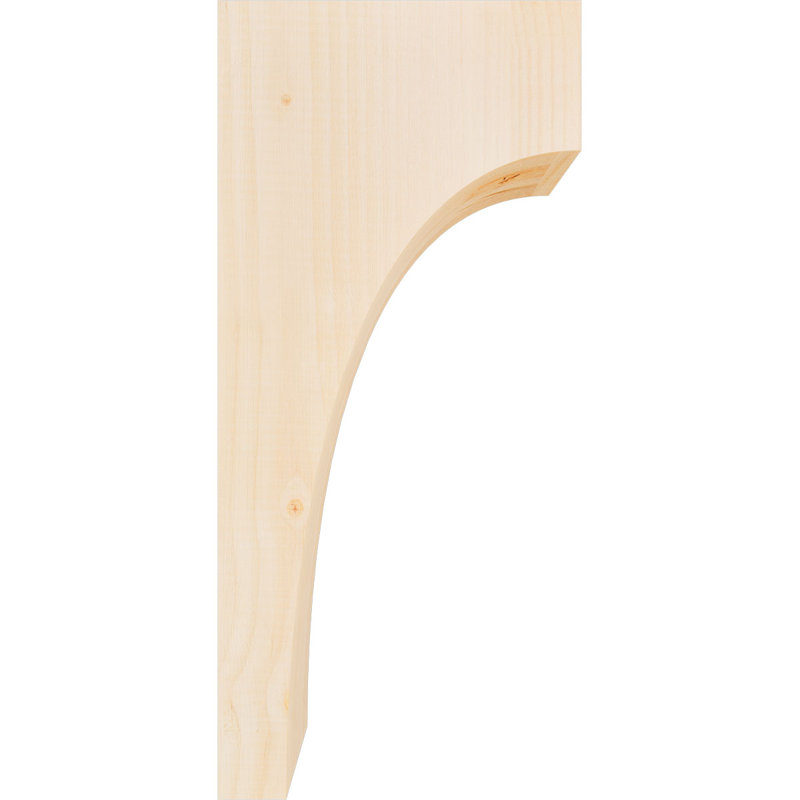 Huntington Corbel, H 22 po x l 5,5 po x P 10 po, Sapin de Douglas, Lisse