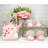 Sakura Cherry Blossoms With Rabbit Hexagonal Teapot With 4 Tea Cups Set-1581637966