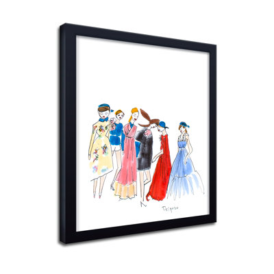 Pop Art & Retro Delpozo Backstage by  - Picture Frame Graphic Art