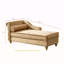 Chaise longue moderne avec revêtement en velours (kaki)-1314801726