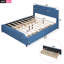 Grand lit plateforme de rangement tapissier-1198232138