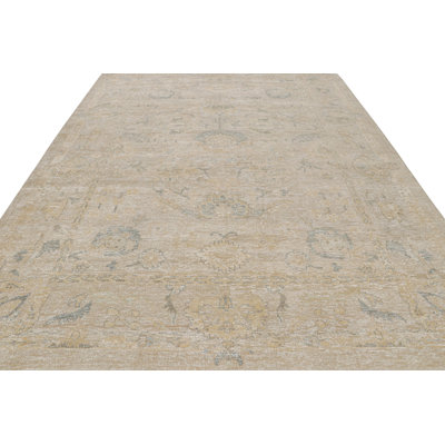 Oushak Hand Knotted Floral Area Rug