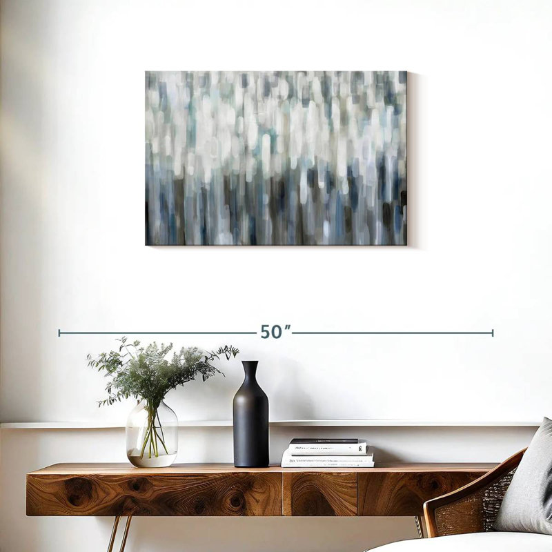 Avery Silver Rain, 20" H x 30" W