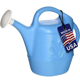 PMU 2 Gallon Watering Can - Plastic Water Can with Detachable Sprinkler Head Pkg/1