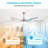 6 Aluminium Blades Indoor Ceiling Fan With Light Kit And Remote Control-1083451005-1078560777