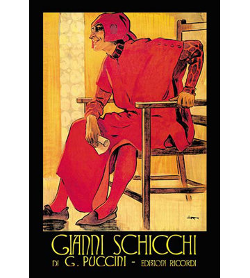 " Gianni Schicchi " by Leopoldo Metlicovitz