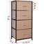 Commode de rangement 4 tiroirs Obregon-1628659666