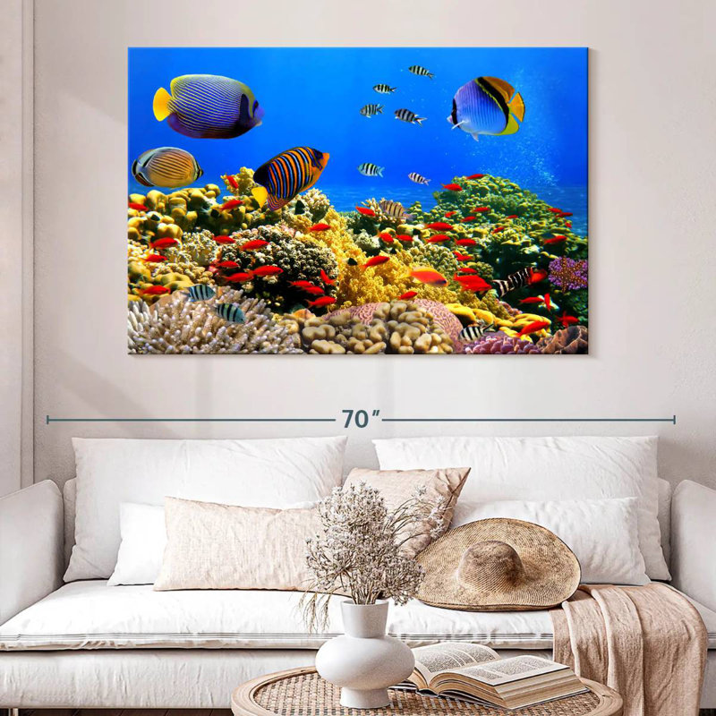 Brampt Underwater Life, 34" H x 51" W