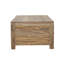 Table basse à 6 tiroirs Natural Finish, classique et polyvalente, forme de grain riche, espace de rangement généreux