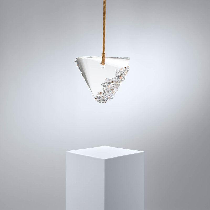 Addesion 1 - Light LED Pendant, Polished Chrome/Black Rope