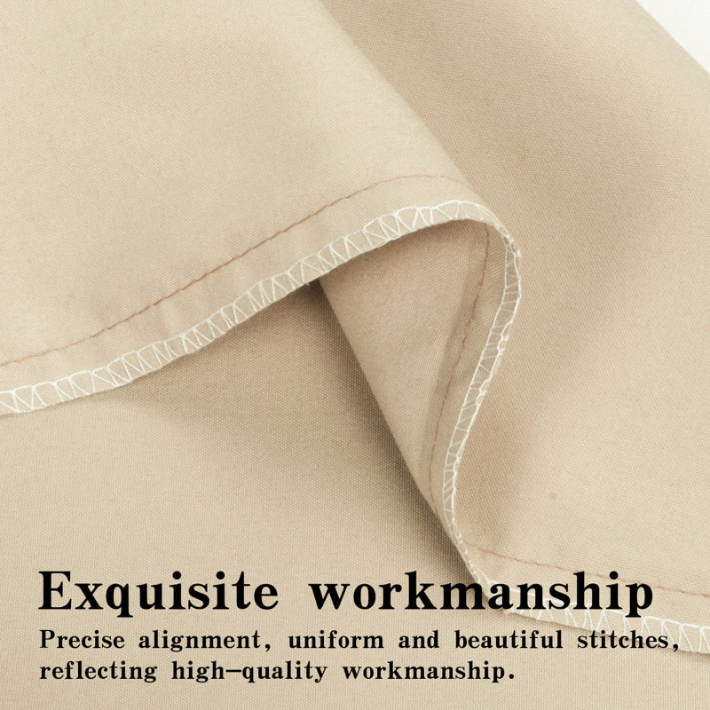 Drap plat seulement, drap de dessus en microfibre brossée 1800 - NTBAY, Drap plat pour lit simple TG, Kaki