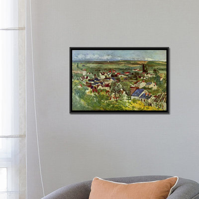 " View Of Auvers " by Paul Cezanne