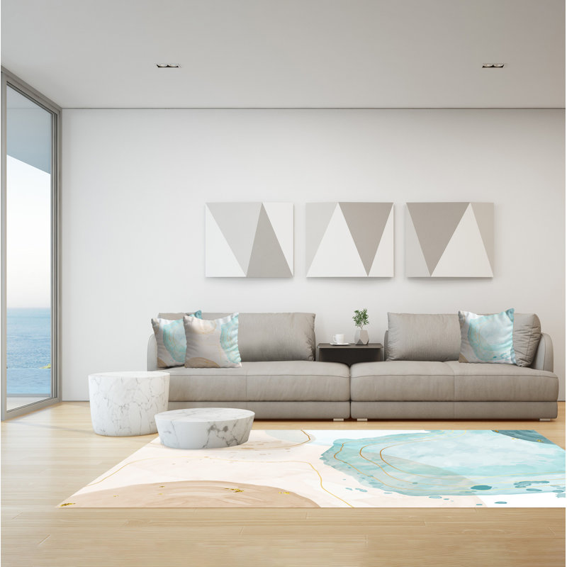 Gegory Abstract Area Rug, Rectangle 140 x 200cm