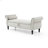 Aijia 63" Velvet Multifunctional Storage Rectangular Sofa Stool Buttons Tufted Nailhead Trimmed Solid Wood Legs With 1 Pillow-612398919