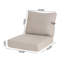 Ensemble de coussins pour fauteuil club Ishaan-201823648