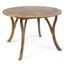 47.02 - Inch Outdoor Wood Table With Finish, Exquisite Craftsmanship, Solid Frame, Patio Use Table, And Heavy, Smooth Lines, Decor