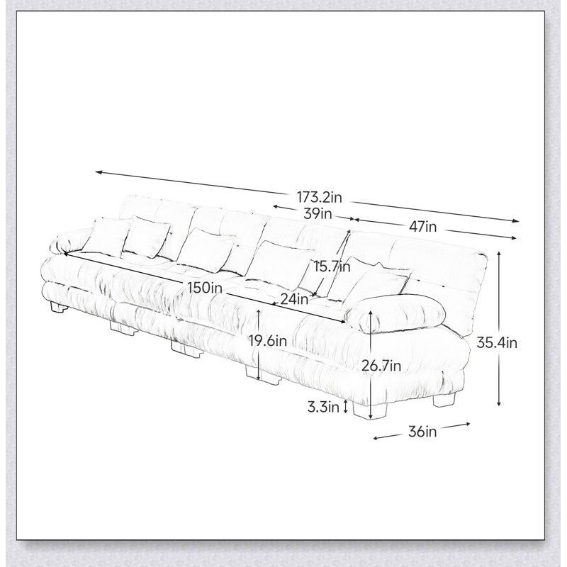 Canapé modulaire confortable pour divers espaces avec un design élégant et des options de disposition polyvalentes, Rose