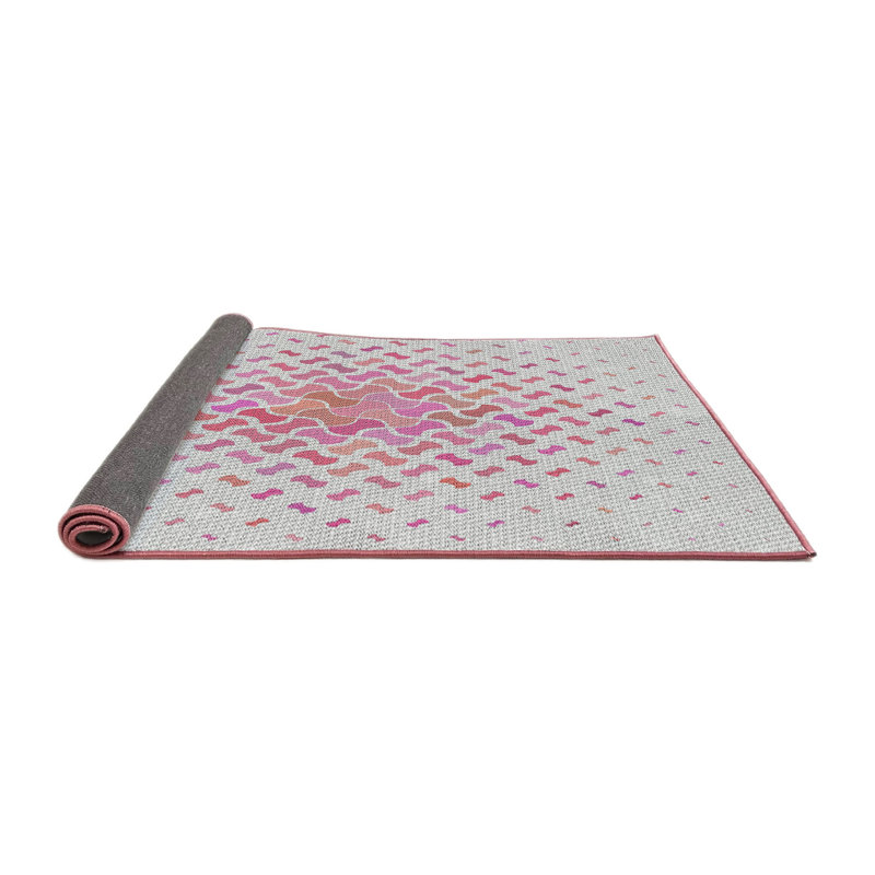 Tapis rose Kimes, Rond 7 pi