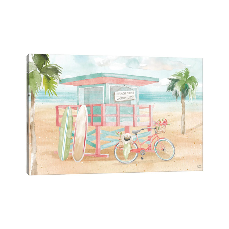 Surfs Up VII par - Toile tendue, H 12 po x l 18 po x 1,5 po