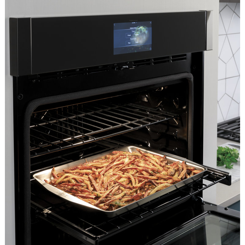 30" 5 Cu. Ft. Self-Cleaning Convection Electric Wall Oven, Matte Black