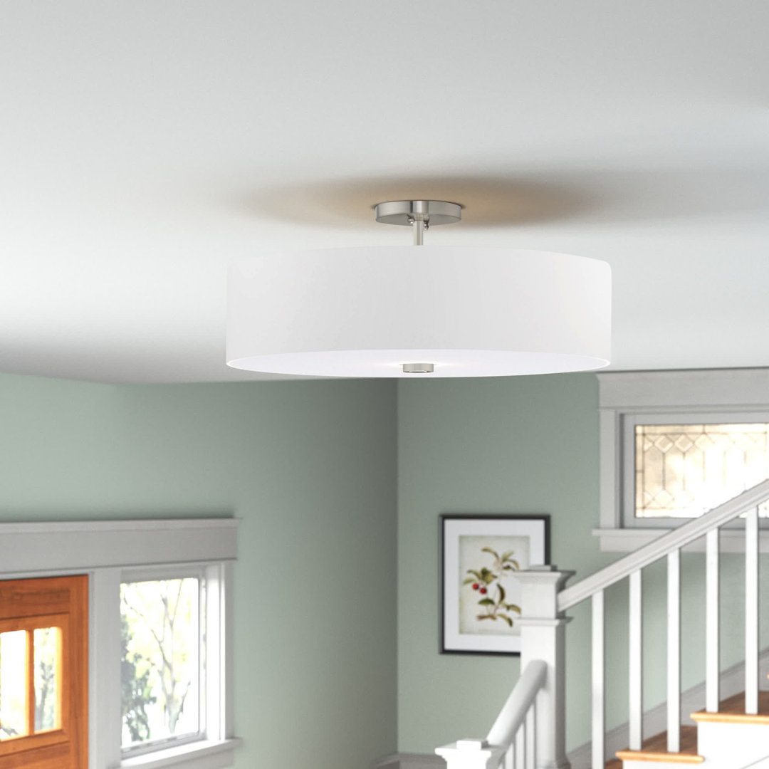 Bazilijus 5 - Light Semi Flush Mount Wade Logan® Shade 