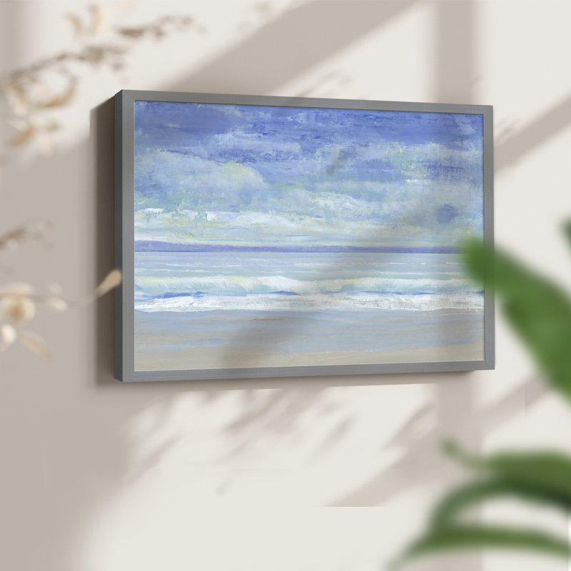 «Rolling Surf II», reproduction encadrée, Gris, H 22 po x l 28 po
