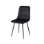 50cm H Velvet Upholstered Metal Side Chair-686924708-690473218