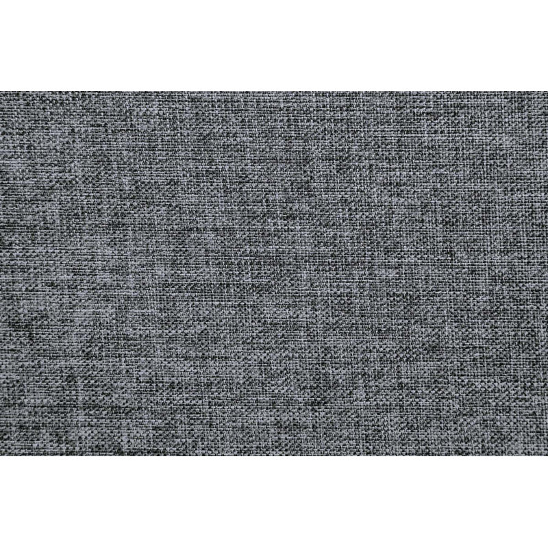 Upholstered Chaise Lounge, Polyfibre grise