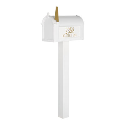 Premium Package Post Mounted Mailbox