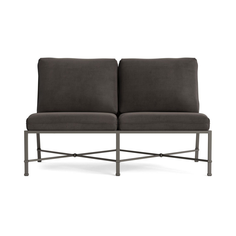 Venetian Outdoor 2 - Seat Loveseat, Fusion Charcoal, Mica
