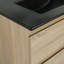 Meuble-lavabo simple 30 po avec plateau en céramique Dirks-330944214-330944217