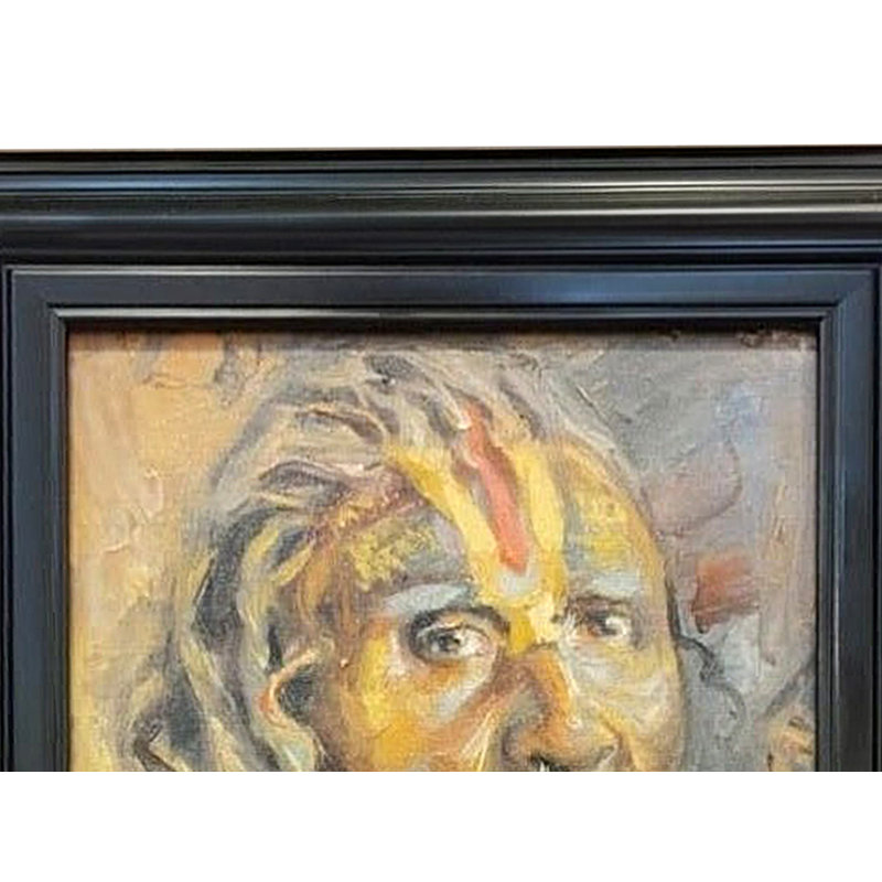 Sadhu | Par Boby Abraham | Huile sur toile | Peinture encadrée