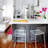 Counter Stool with Metal Frame-71400381