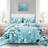 7-Piece Comforter with Sheet Set Soft Seersucker Microfiber All Season Bedding Set-122486472-122486484