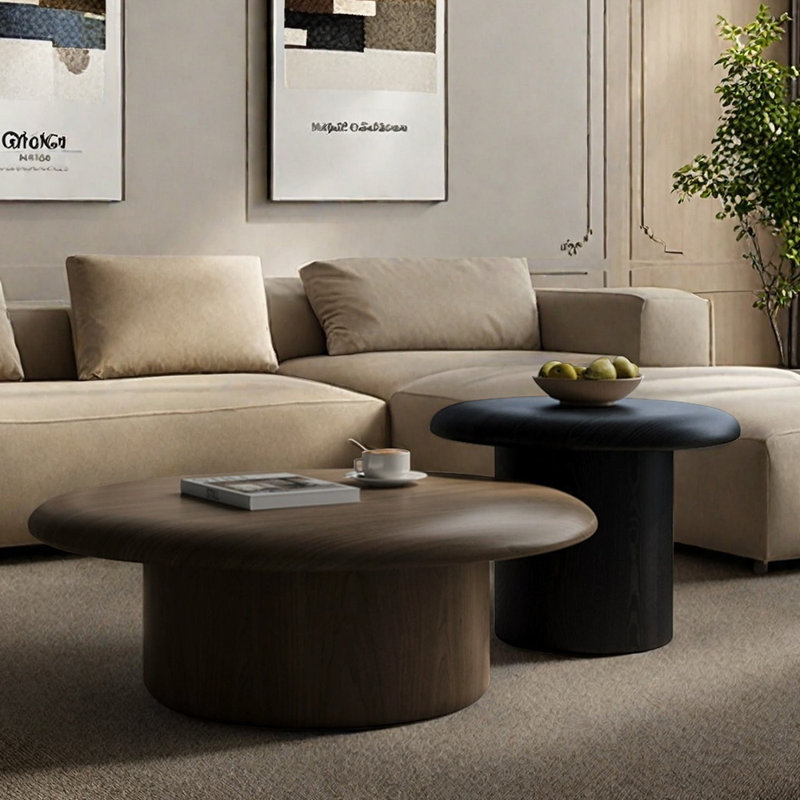 Retro minimalist design coffee table